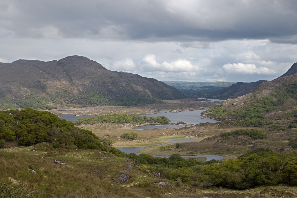 Killarney National Park ierland eire natuur natuurgebied hdr Ladies View Ring of Kerry County irish Lough Leane lake